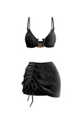 Summer Swimwear Three-Piece Set