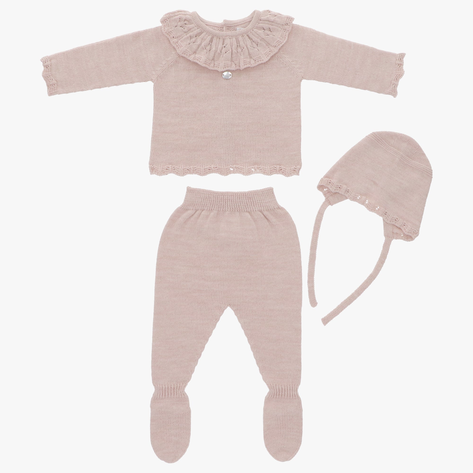 Martin Aranda - Baby Woven Top Footed Leggings and Hat
