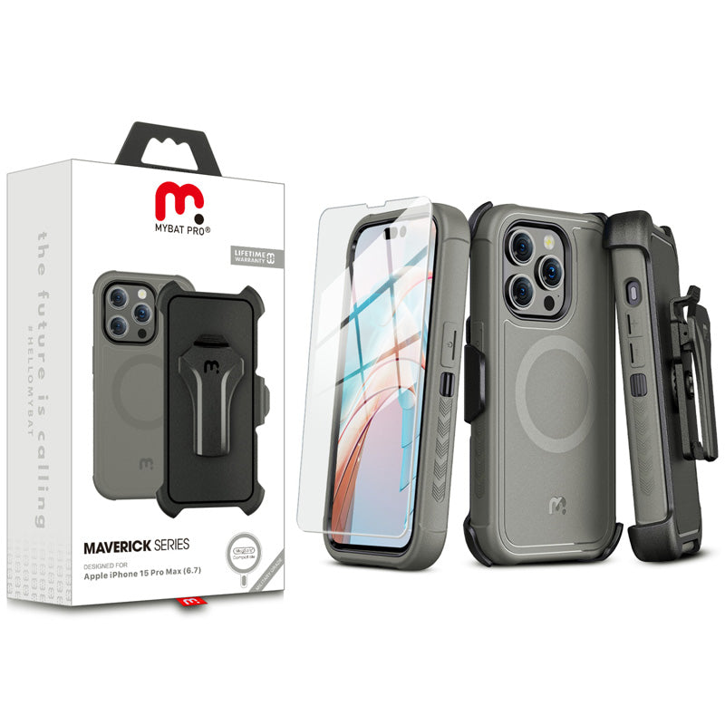 MYBAT Pro Maverick MagSafe Case for Apple iPhone 15 Pro Max