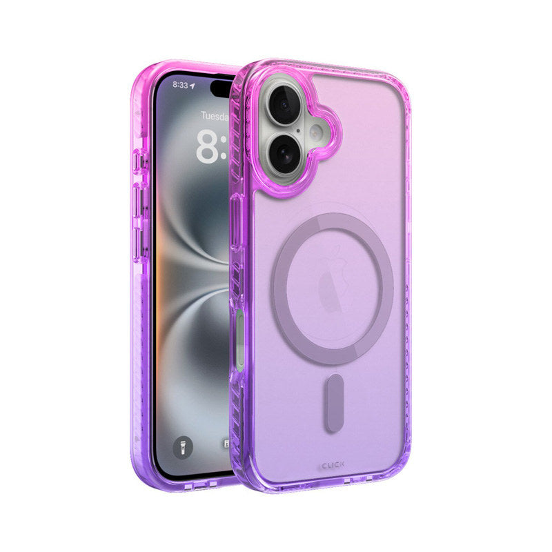 CLICK Clear Ombre MagSafe Case for Apple iPhone 16