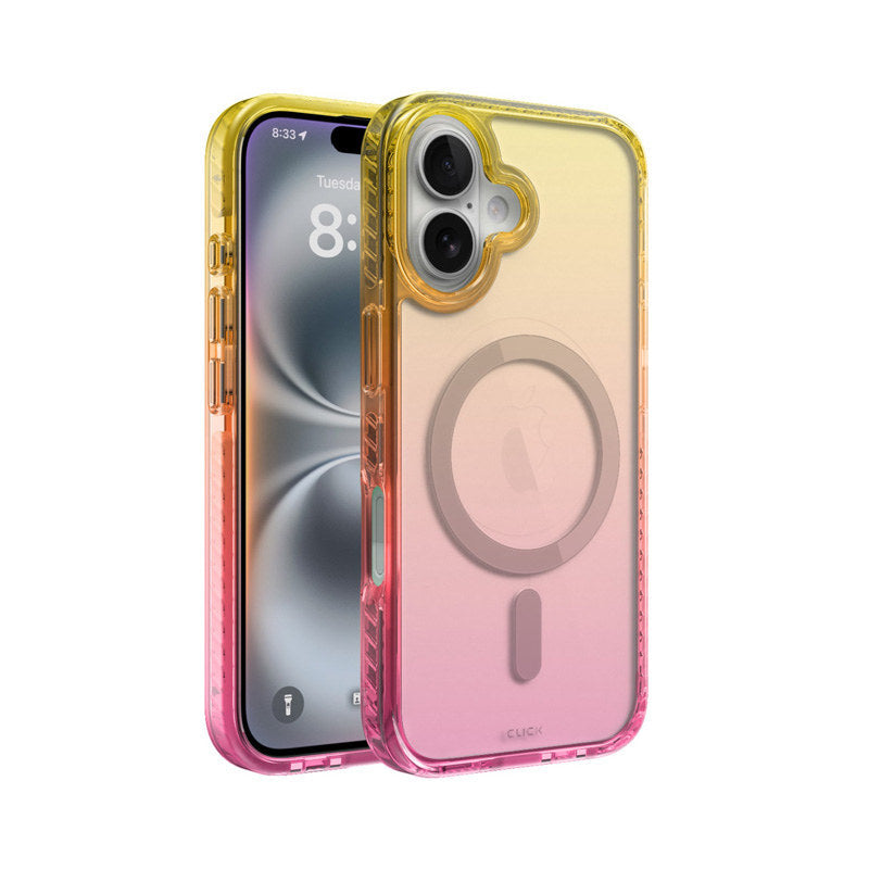 CLICK Clear Ombre MagSafe Case for Apple iPhone 16